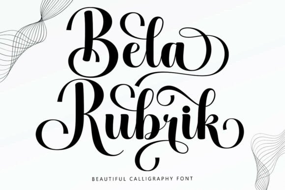 Bela Rubrik: A Timeless Script Font for Modern Design