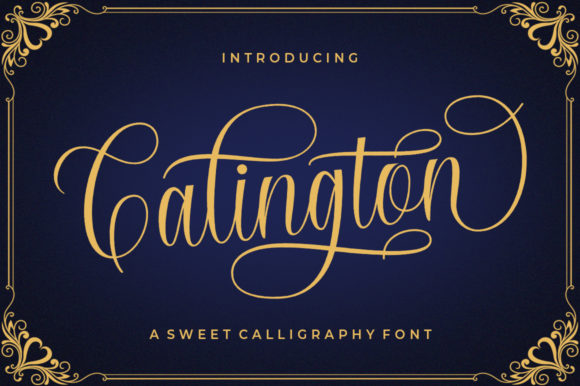 Calington: A Bold and Vibrant Script Font for Creative Expression