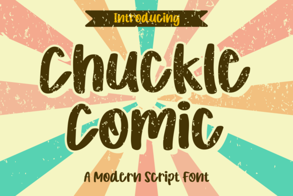 Chuckle Comic: A Vintage Typographic Style with Modern Appeal