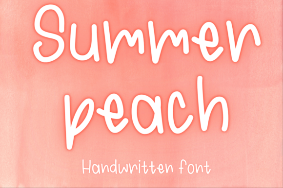 Embracing the Warmth of Summerpeach: A Versatile Font for Creative Expression