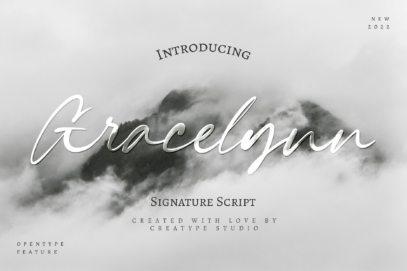 Gracelynn: A Handwritten Font for Creative Expression