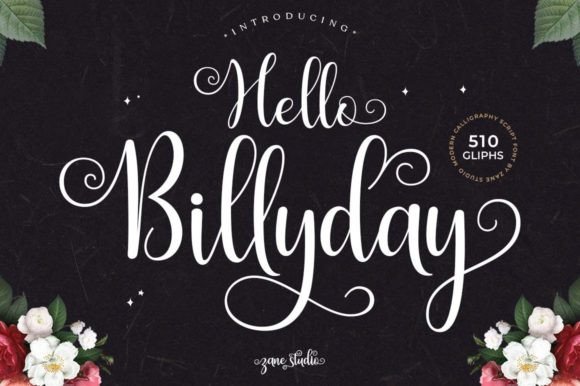 Hello Billyday Script Font for Creative Expression