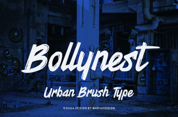 Introducing Bollynest: A Typeface That Captures the Spirit of Urban Street Art