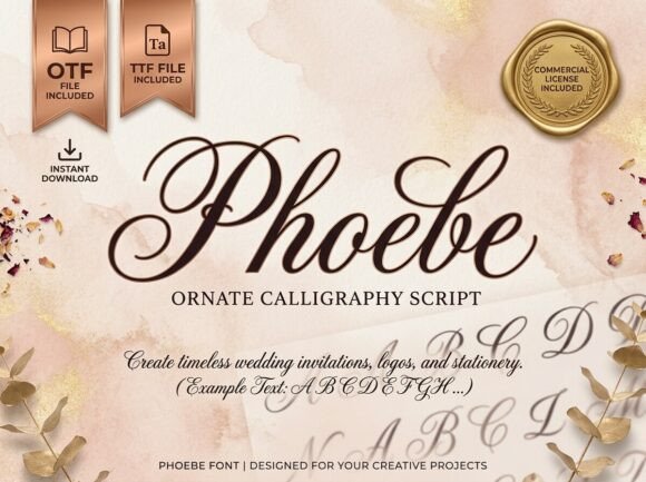 Phoebe Calligraphy Script