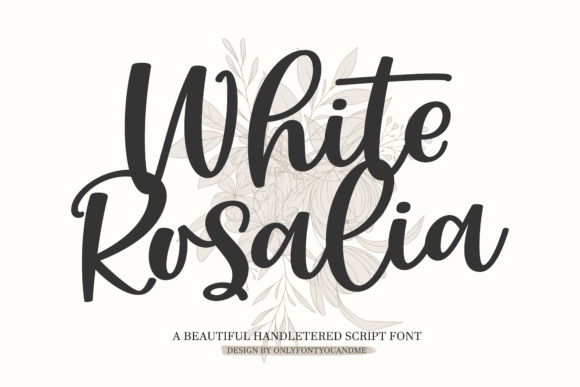 White Rosalia: A Timeless Script Font for Elegant Design