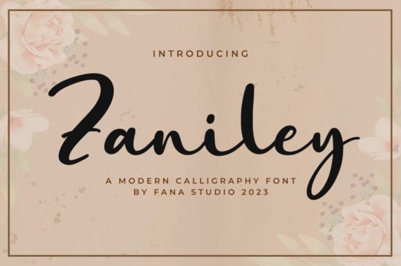Zaniley Script: A Stylish Font for Creative Expression